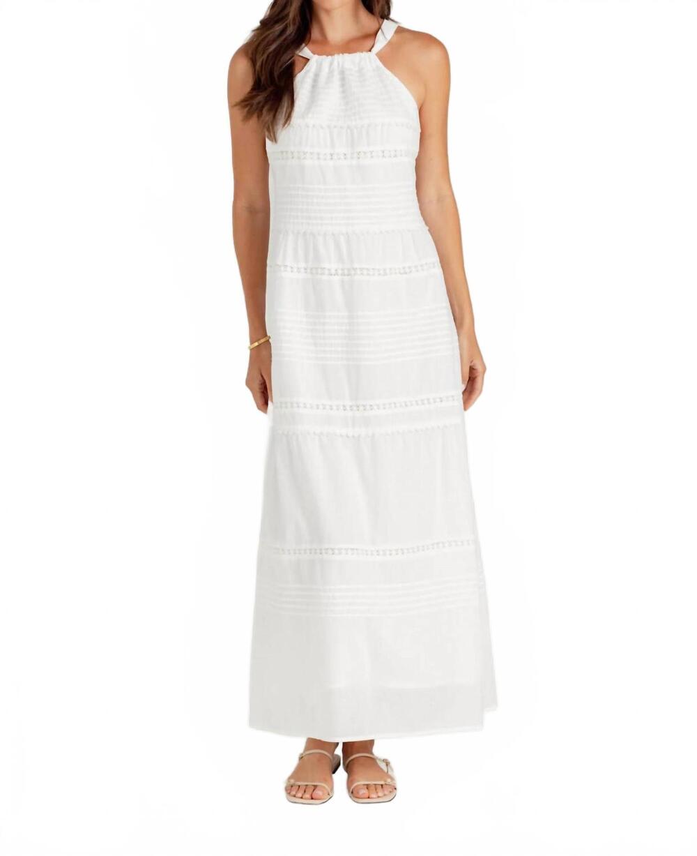 NEW SUNDAYS lucy maxi dress in soft white